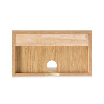 Ettore 15.71" Mid-Century Modern Floating Wall Mounted Nightstand with Soft-Close Drawer and Cable Hole - JONATHAN Y